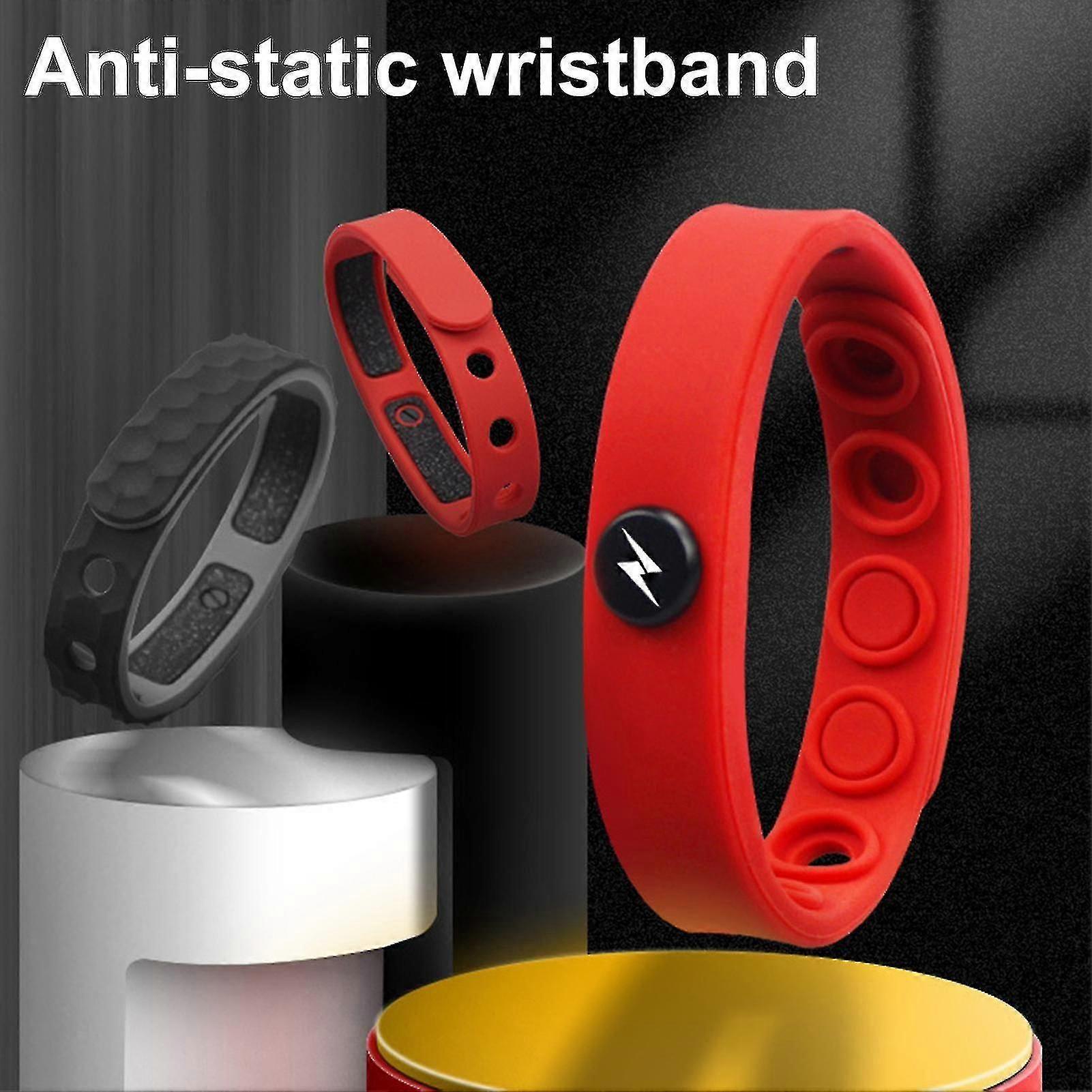 Anti-static Bracelet Adjustable Non-slip Multifunctional Elimination Of Body Static Wristband Suitable For Daily Wear