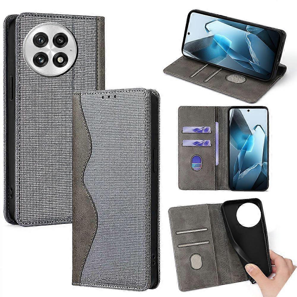 For OnePlus 13 Leather Case Wallet Stand Phone Cover with RFID Blocking
