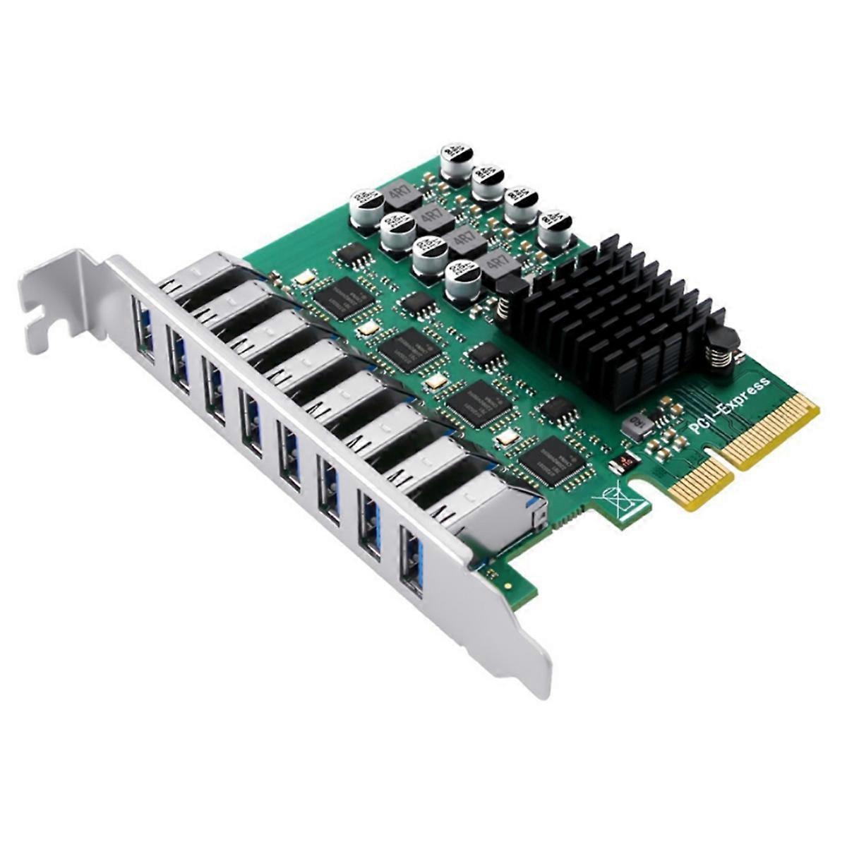 8 Port USB 3.0 PCI Express Expansion Card PCI-E X4 USB 3.0 Board USB3.0 6Gbps Adapter Controller fo