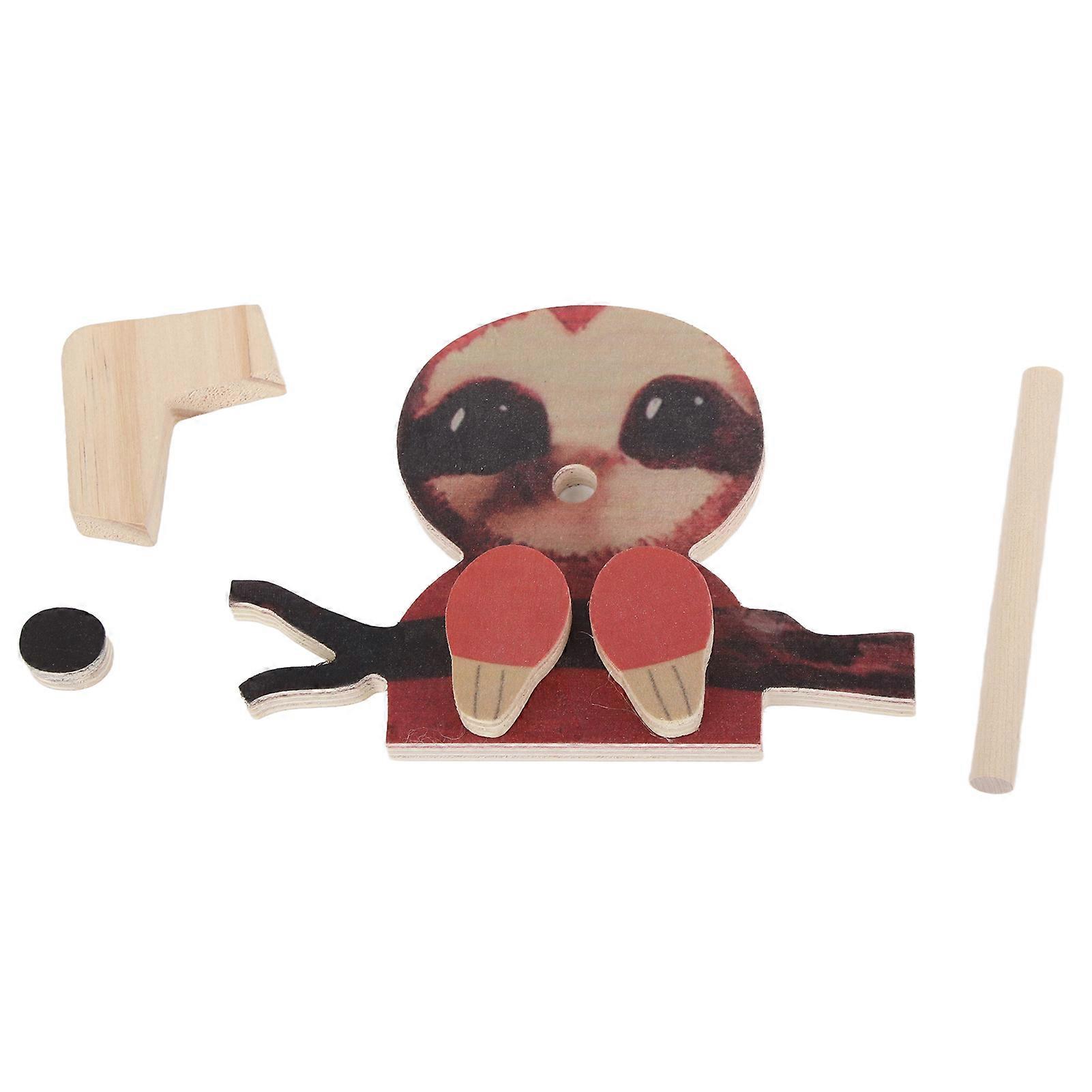 Support à lunettes en bois en forme d'animal paresseux, décoration de bureau pour femmes, hommes, enfants et amis