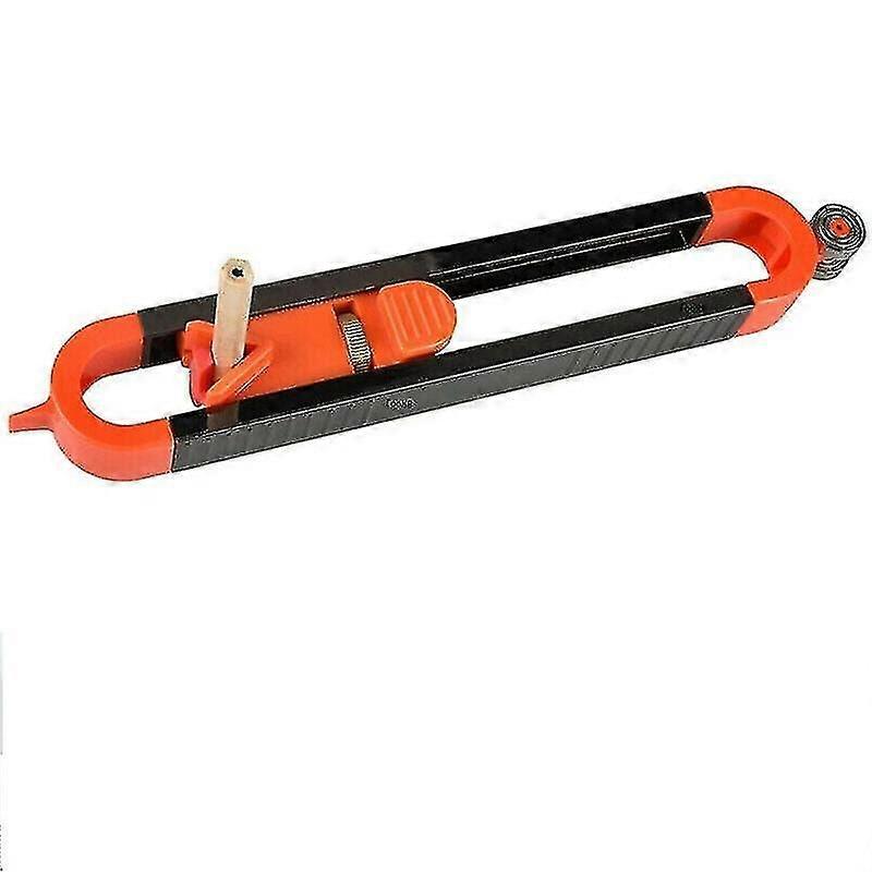 Contour Gauge With Lock Profile Scribing Ruler Precise Measure Carpenter Gauge1pcs-orange