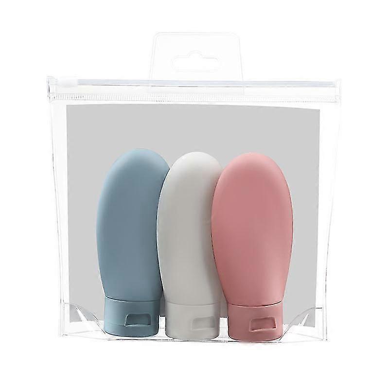 Travel Bottles For Toiletries, Refillable Travel Bottles Squeezable Travel Size Containers, Empty Travel Bottles Set For Cosmetic Shampoo(3pcs-1