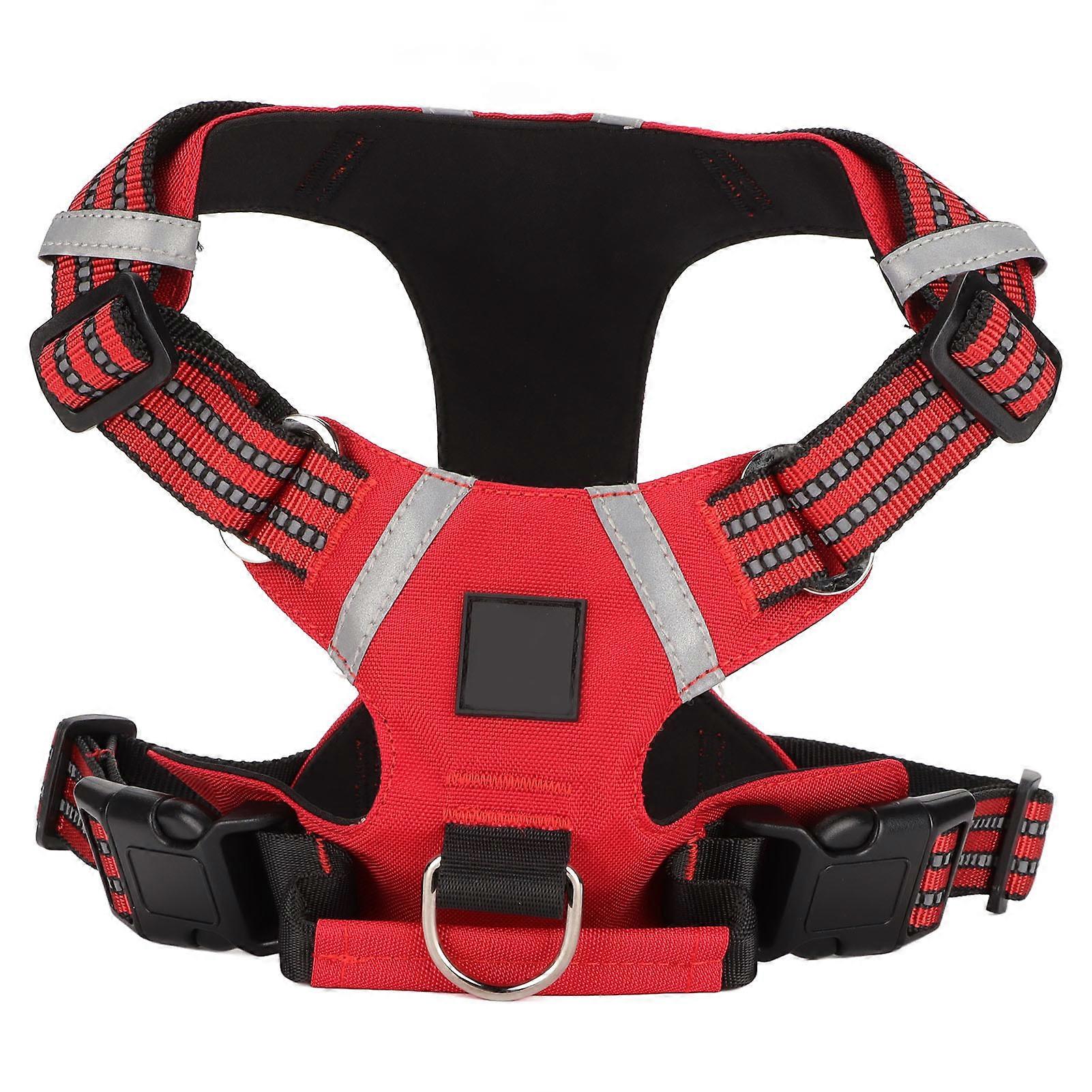 Chest Strap, Adjustable, Reflective, Waterproof, with Handle, Red, Size L