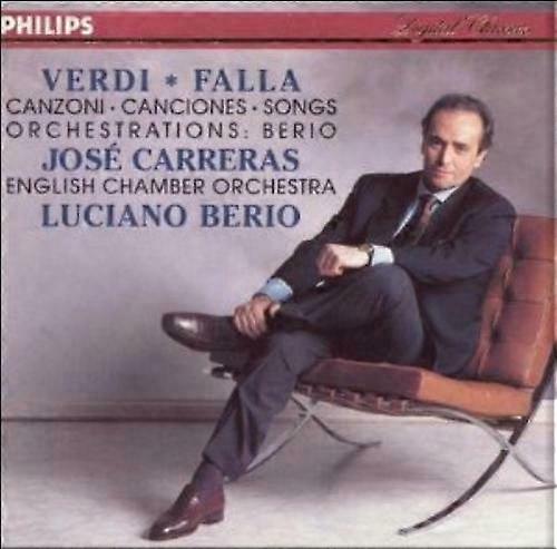 Giuseppe Verdi Verdi Falla Songs Orchestrations CD