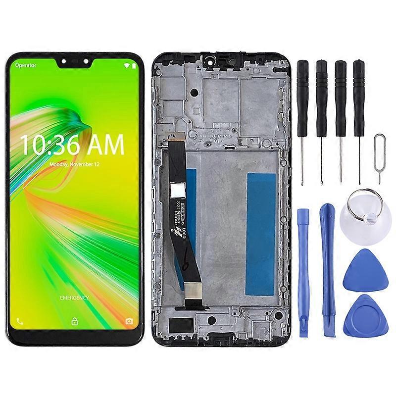 LCD Screen for Asus Zenfone Max Plus (M2) ZB634KL A001D Digitizer Full Assembly with Frame(Black)