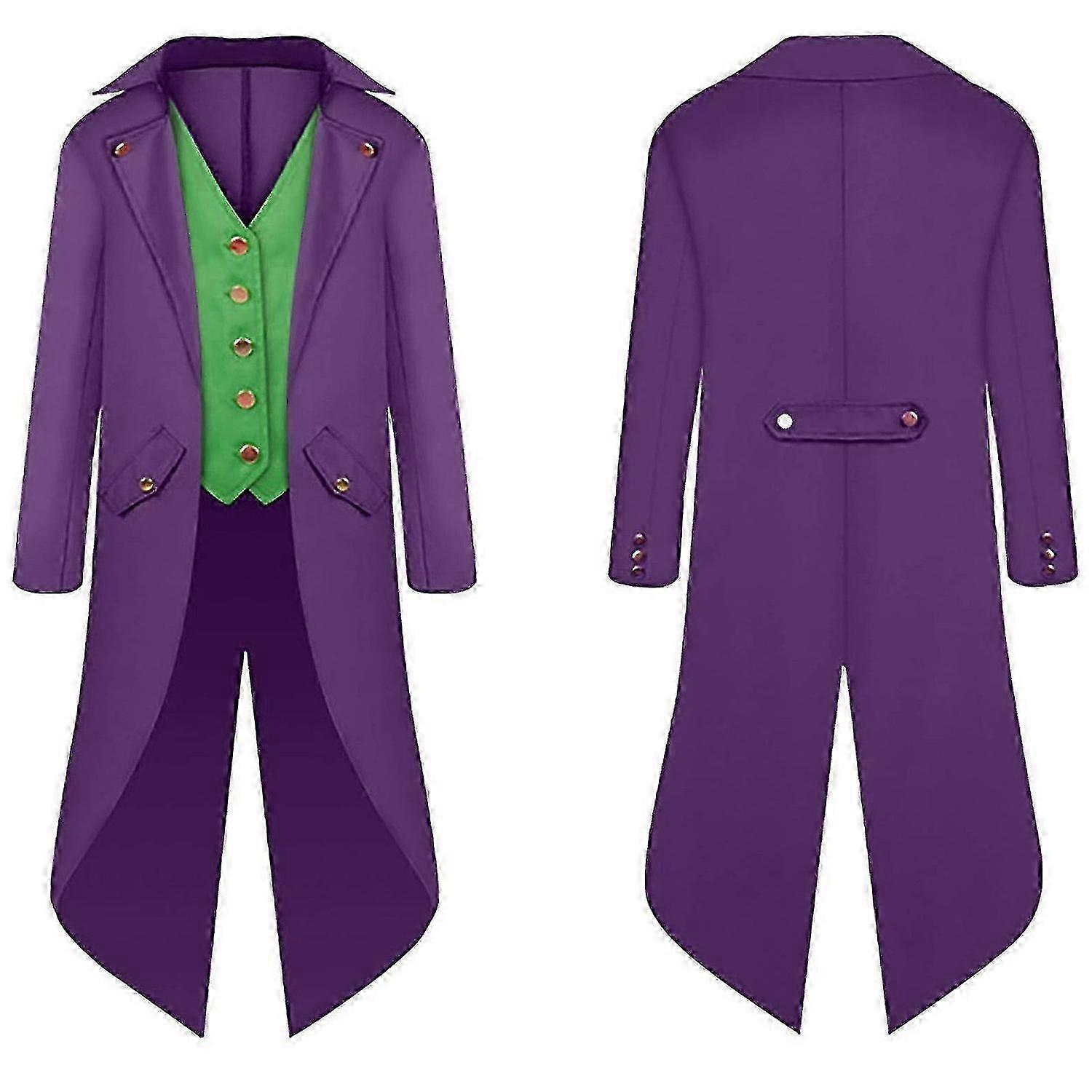 ハロウィンコスチューム ハロウィン親子服 メンズレトロファッション 子供用 ミドル丈 パンクR