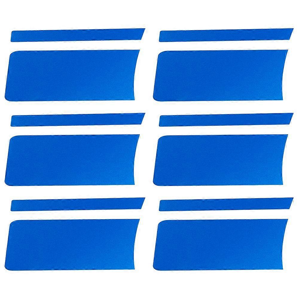 6Pcs Car Sticker Wheel Hub Decals For Skoda Octavia 2 A7 A5 A4 Vrs Fabia 2 1 Rapid Yeti Superb 3 Felicia Citigo