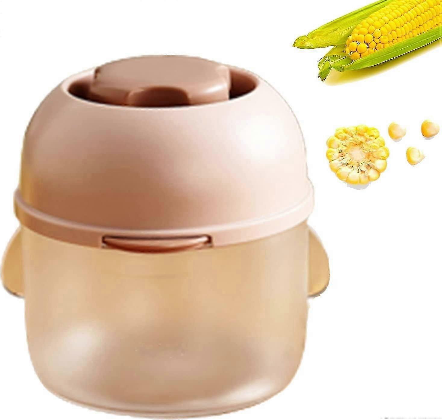 Corn Stripper,Multifunction Corn Peeler 4 in 1 Corn Cob Stripping Tool Shucker,for Corn on the Cob,Garlic Grinder