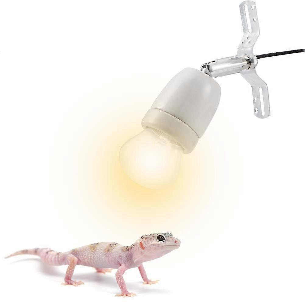 Heating Lamp Socket Flexible E27 Lamp Socket Ceramic Socket Rotating Porcelain Socket Heat Lamp for Aquarium Reptile Bulb Not Included