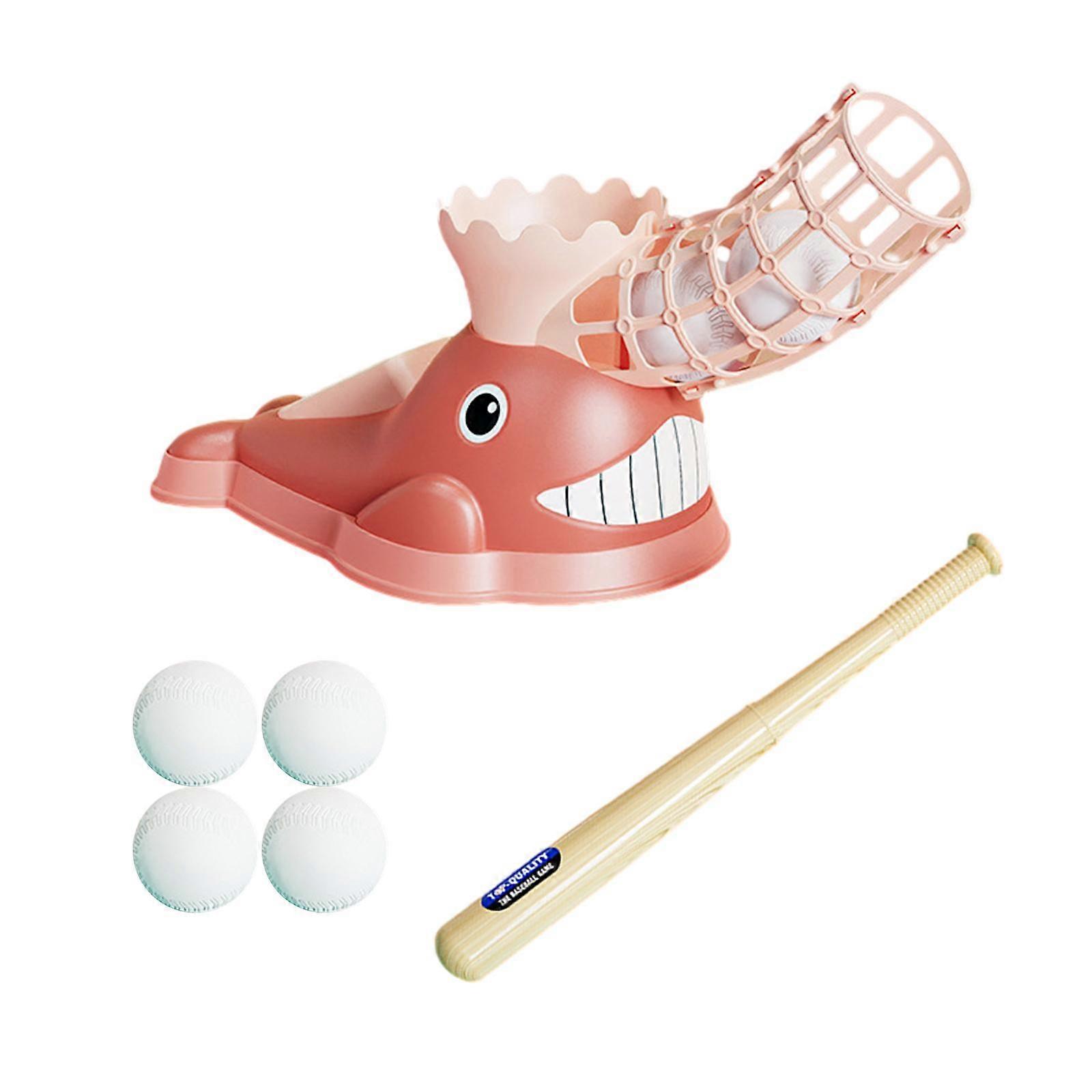 Kids Pitching Machine,Baseball Practice Pitching Set,Cute Baseball Ejection Kids