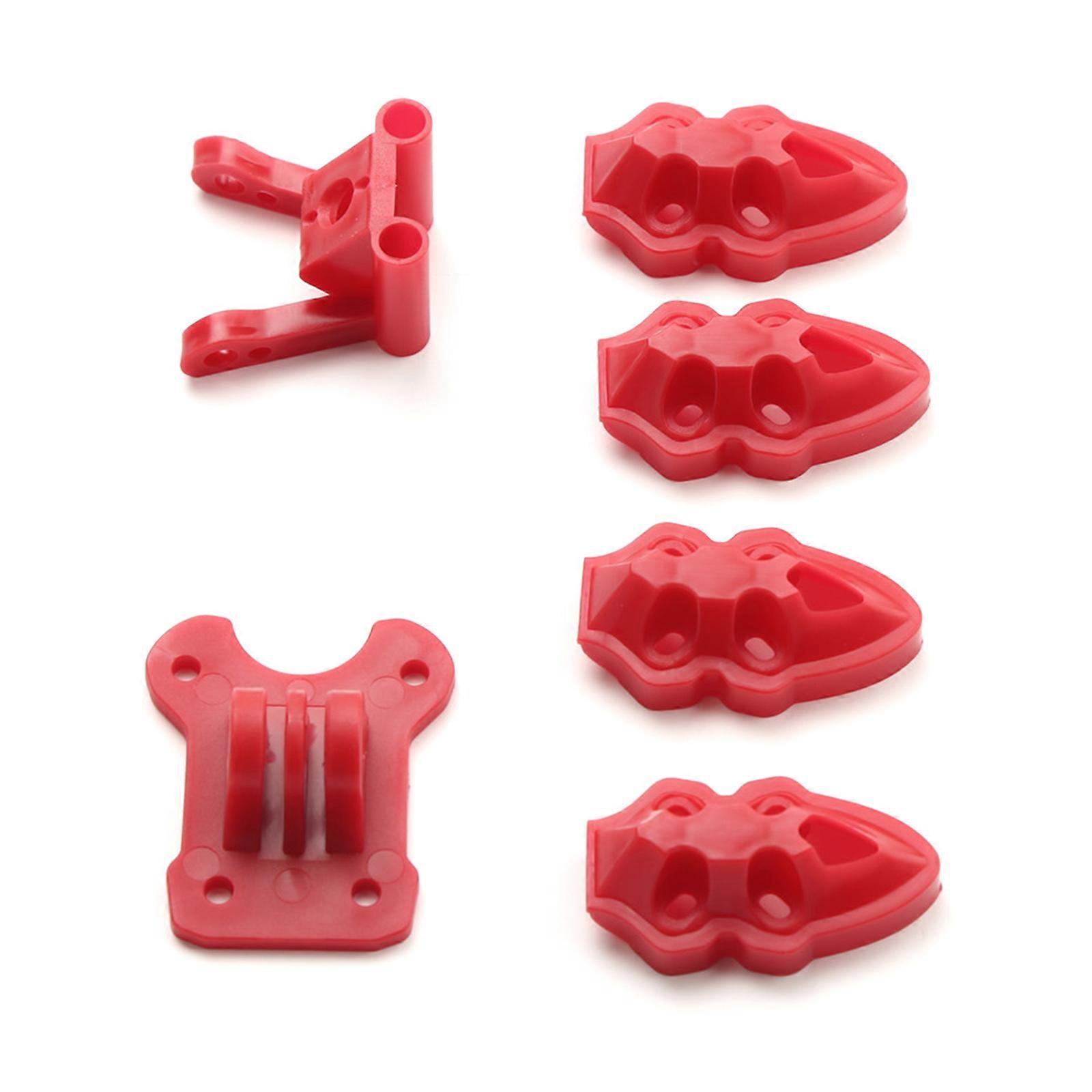 MultiPurpose FPV Drones Frame Accessories, Compatible for 5inch And 7inch Drones Frame Fitting Accessories Easy To Use  Red
