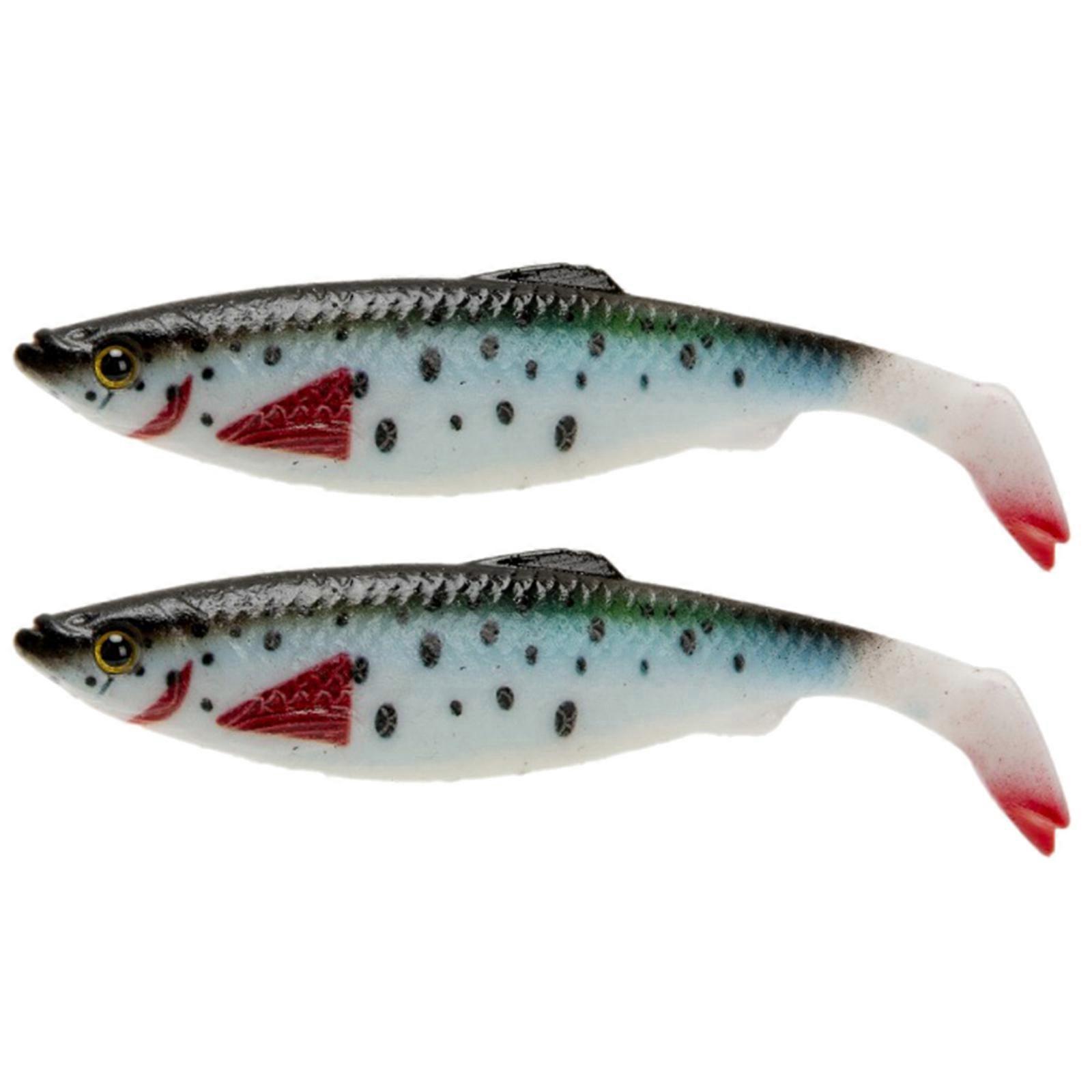2Pcs Angelköder Weiche Schmerle Weiche Angelköder Simulation Schmerle Weiche Köder Weiche Schwimmköder Langsam sinkende Köder TF013
