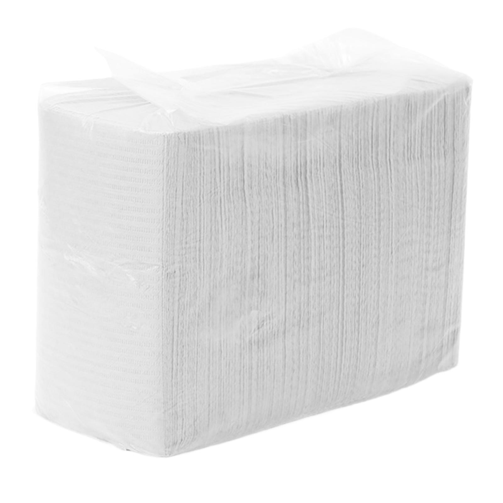 Pack of 125 Paper Sheets Disposable Nail Art Table Mat Waterproof Pad for Home and Professional Use White