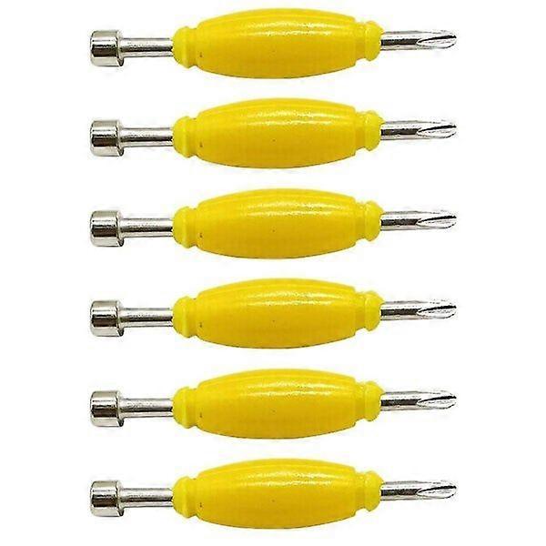 Affordable Double-Ended Fingerboard Screwdriver Tool Set - 6 Pack with Carrying Case for Maintenance and Repairs