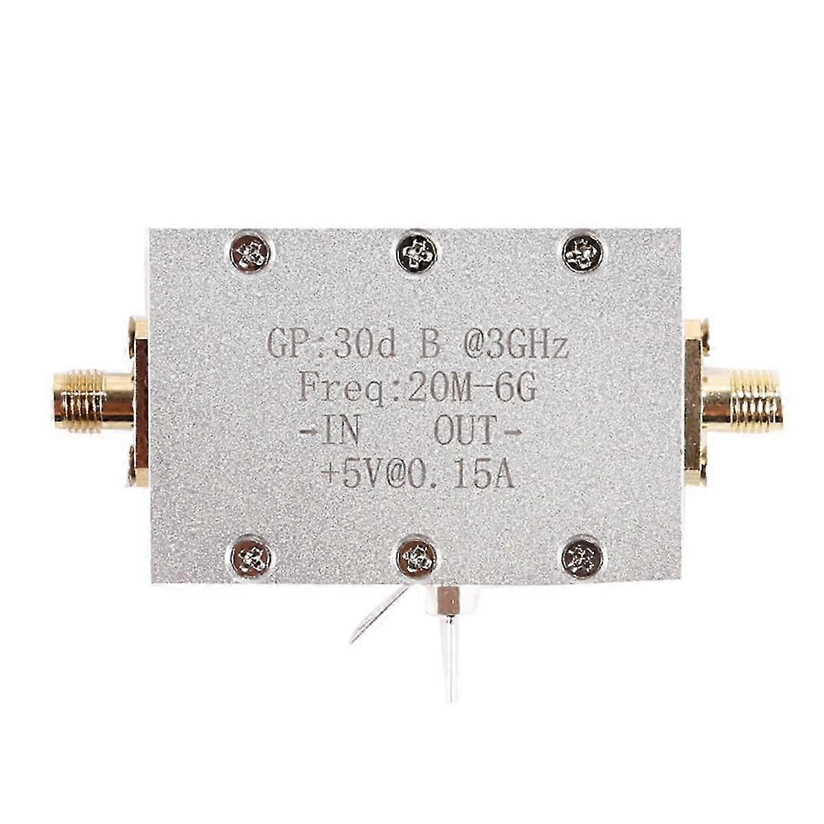 Amplifier Module 20M-6G Wideband RF Low Noise Amplifier High Gain 30dB LNA Microwave Amplification jn