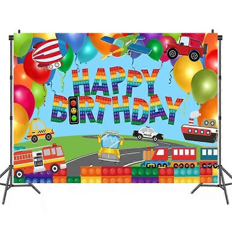 150X100CM Cartoon Pattern Background Cloth Kids Theme Party Polyester Backdrop Children Gathering