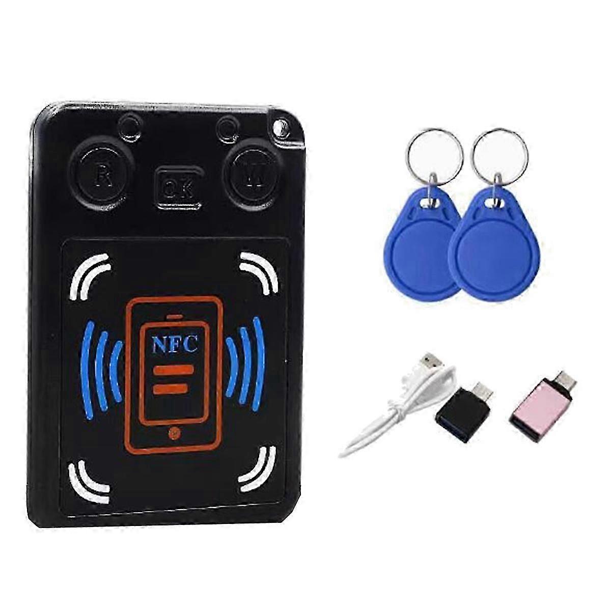 NFC-PM8 RFID Smart Chip Card Copier NFC Encryption Key Reader 13.56Mhz Token Duplicator 125Khz RFID Clone