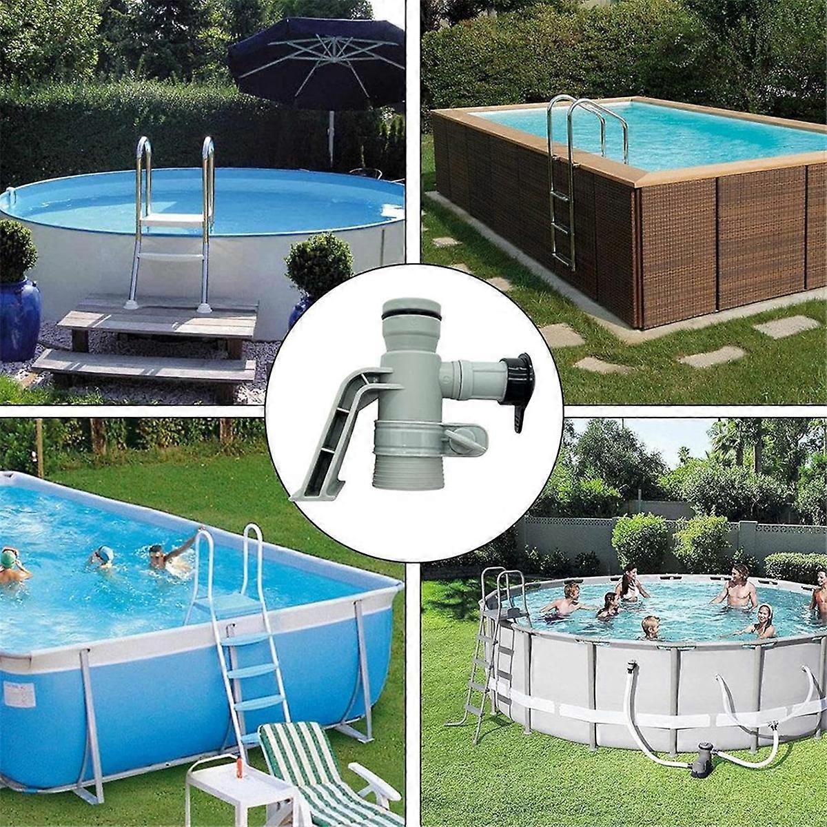 637R 12363 Pool Hose Adapter Adjustable Plunger Valve