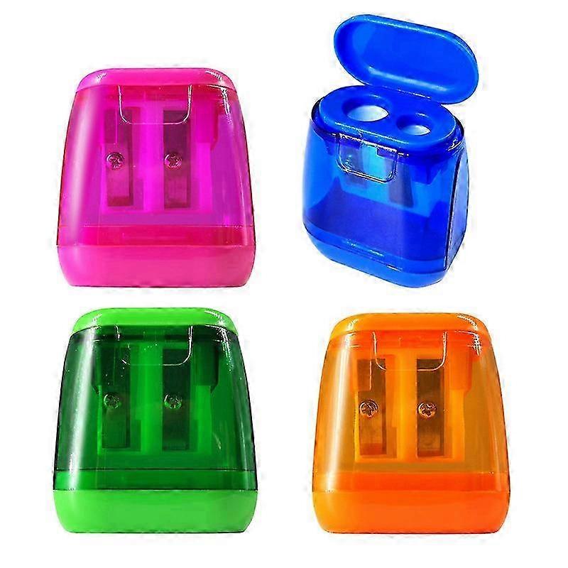 Pencil Sharpener, Manual Pencil Sharpeners for Standard and Colored Pencils, Compact and Durable Design, Ideal for Home and School