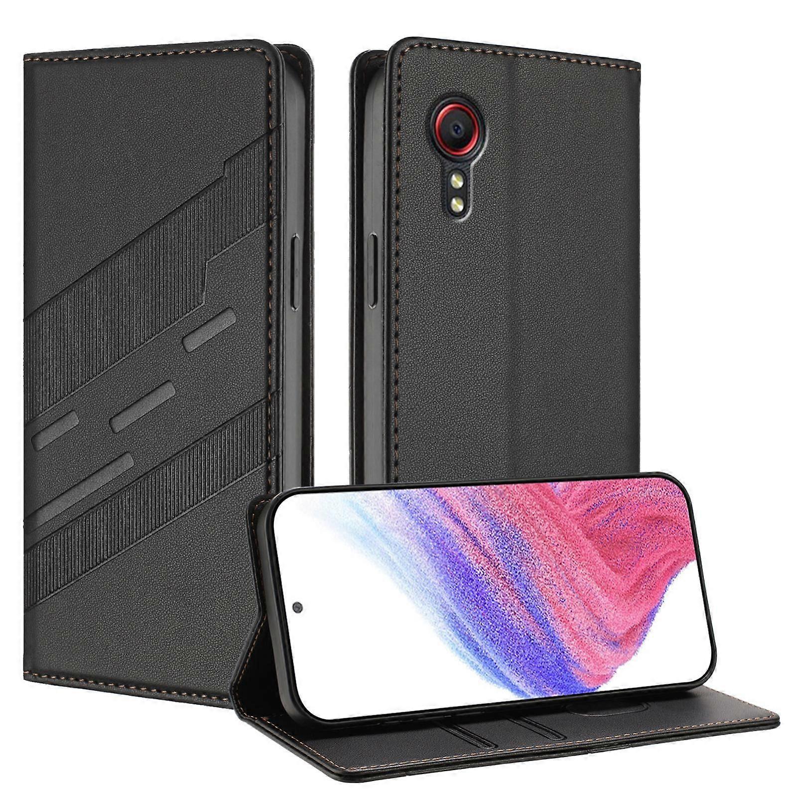 Embossed Wallet PU Case For Samsung Galaxy XCover 5