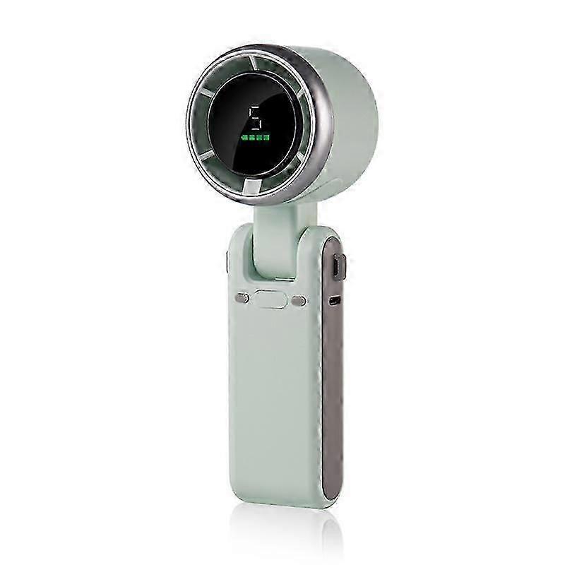 Regularlyk Portable Handheld Turbo Fan,Hand Folding High-Speed Turbine Fan