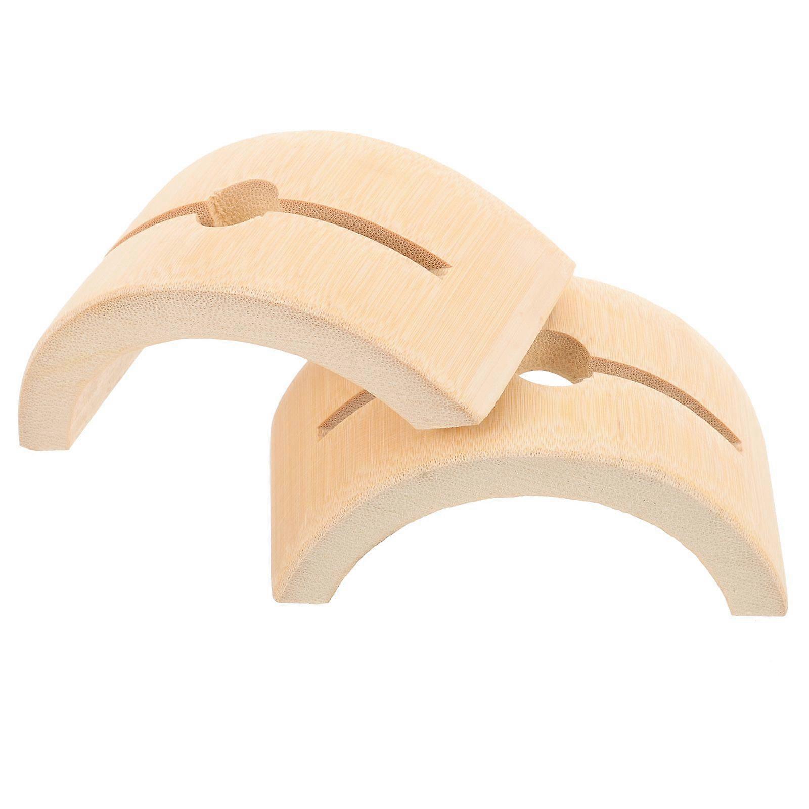 2 st fällbara fläktställ kinesiska fällbara fläktställ i trä displaybas