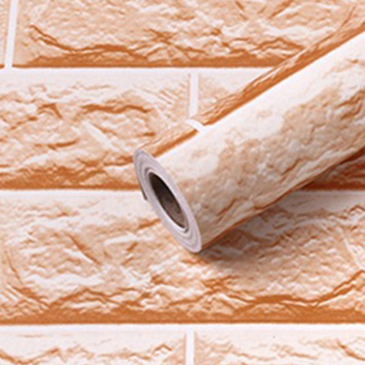 Wallpaper stripping tiling contact paper artificial brick stripping wallpaper