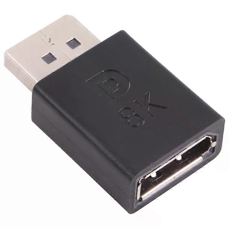 8K DisplayPort Adapter-Male to Female Straight Connector |