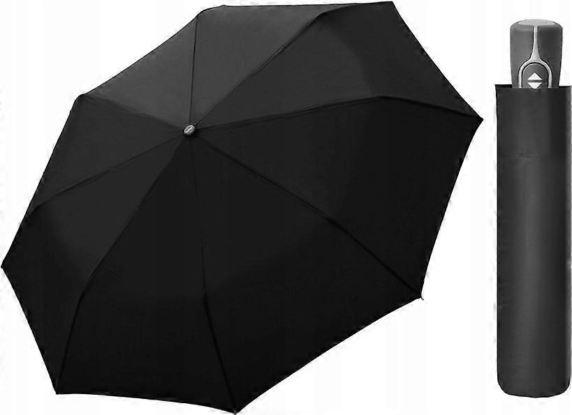 Doppler Automatikschirm, mit Abdeckung, schwarz