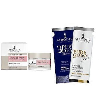 Afrodita Wine Therapy kosteuttava voide + 2 näytettä
