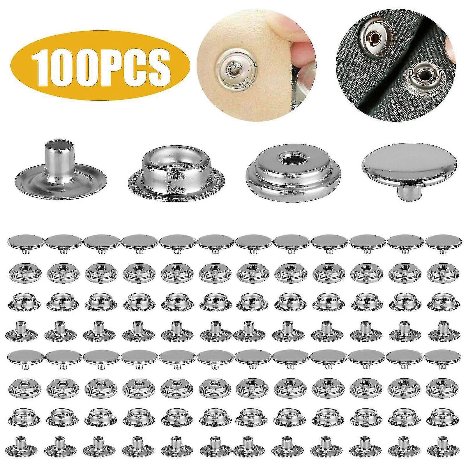 Marine Grade Canvas Boat Cover Snap Button Fastener Kit