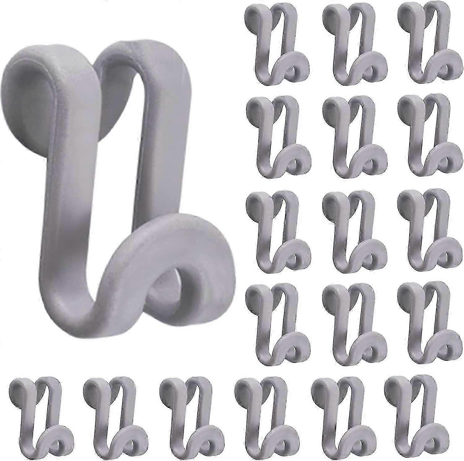 20 Pcs Mini Clothes Hanger Connector Hooks