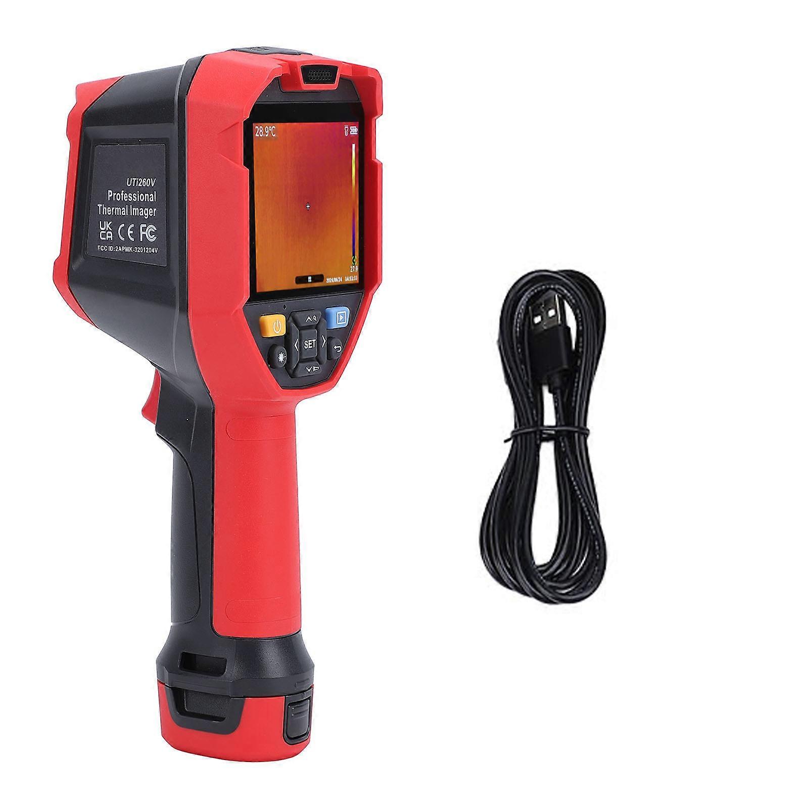 מצלמה אינפרא אדום תעשייתי 3.5 אינץ מסך מגע 256x192 רזולוציה 7 לוחות WiFi תרמי imager עם הקלטת וידאו