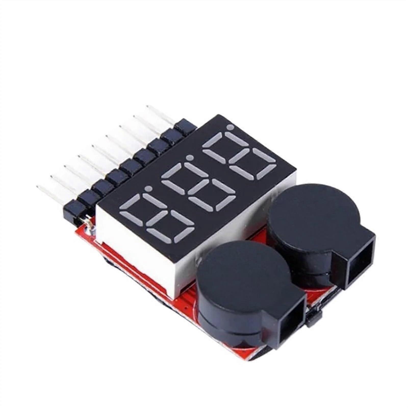18S Lipo/Liion/Fe Helicopter Airplane Boat etc Battery 2 Voltage IN1 Tester Low Voltage Buzzer Alarm