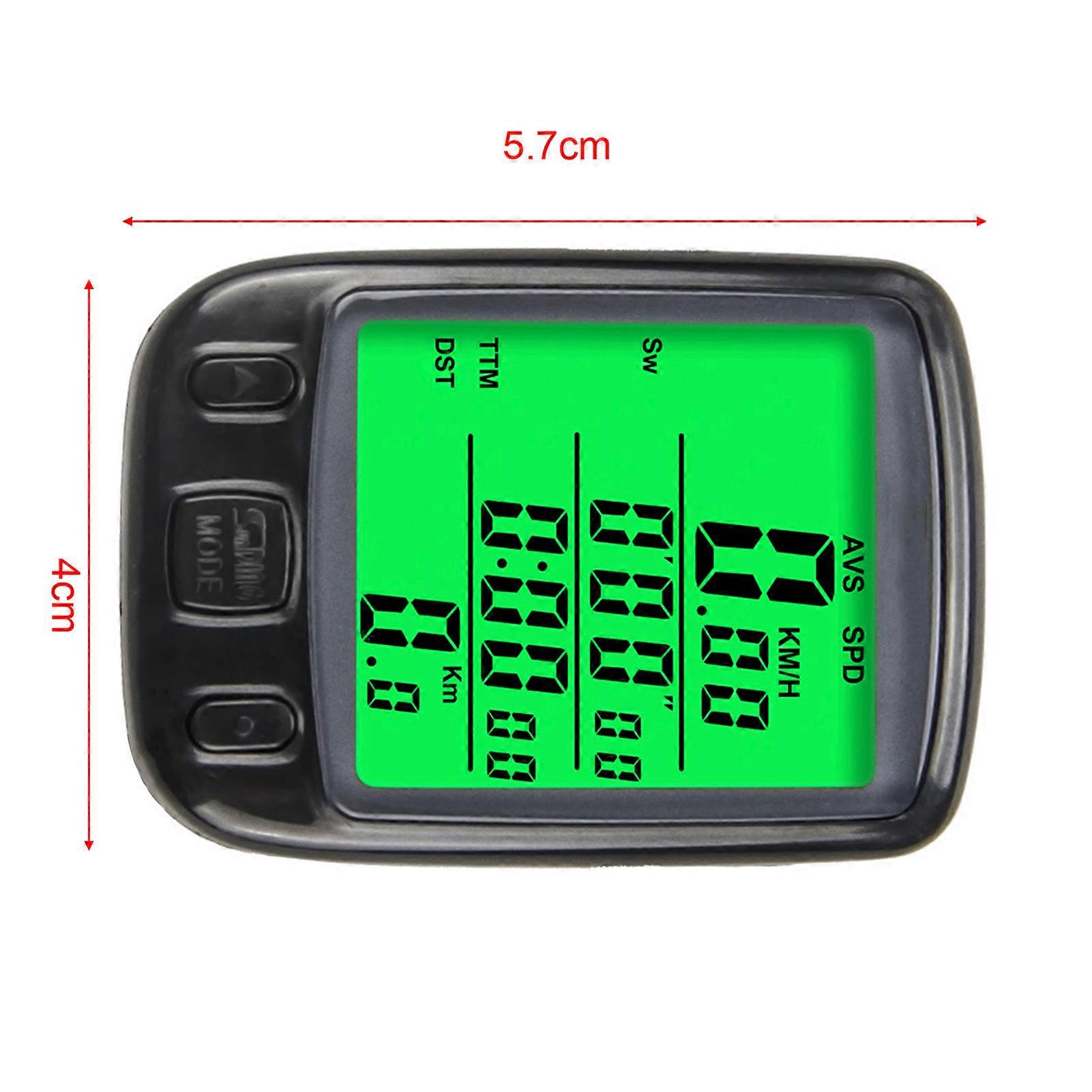 Multifunctional Bike Speedometer - Waterproof LCD Bicycle Computer for Accurate Tracking