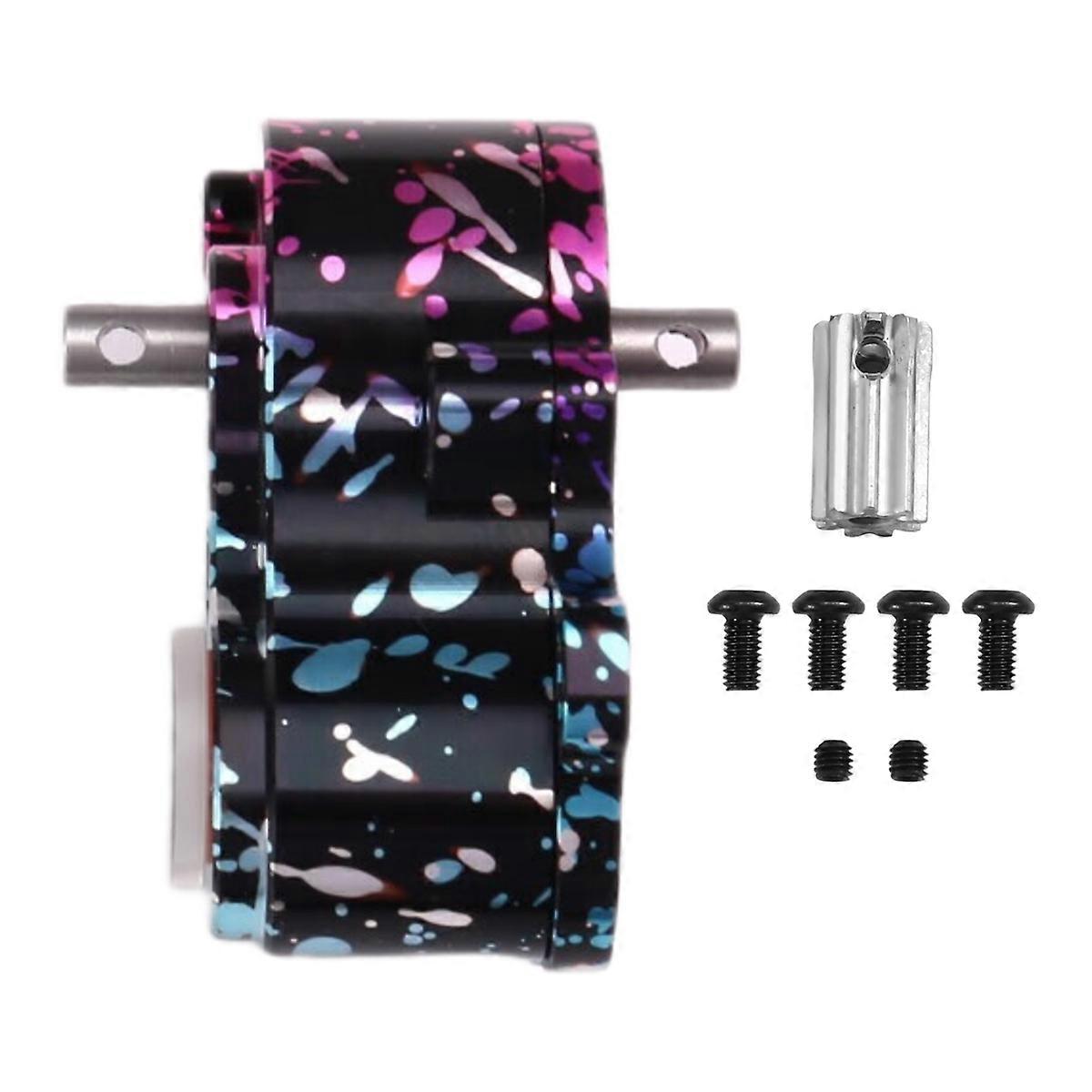 LCG-Getriebe komplett mit Abdeckung für 1/10 RC Multicolor