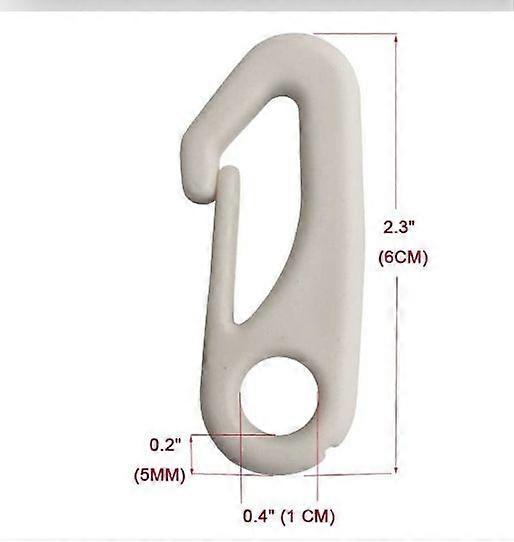 8 Pcs Outdoor Flag Pole Accessories Nylon Flag Clips Long-Lasting Flagpole Snap Hooks Easy Installation Flag Mounting Hook