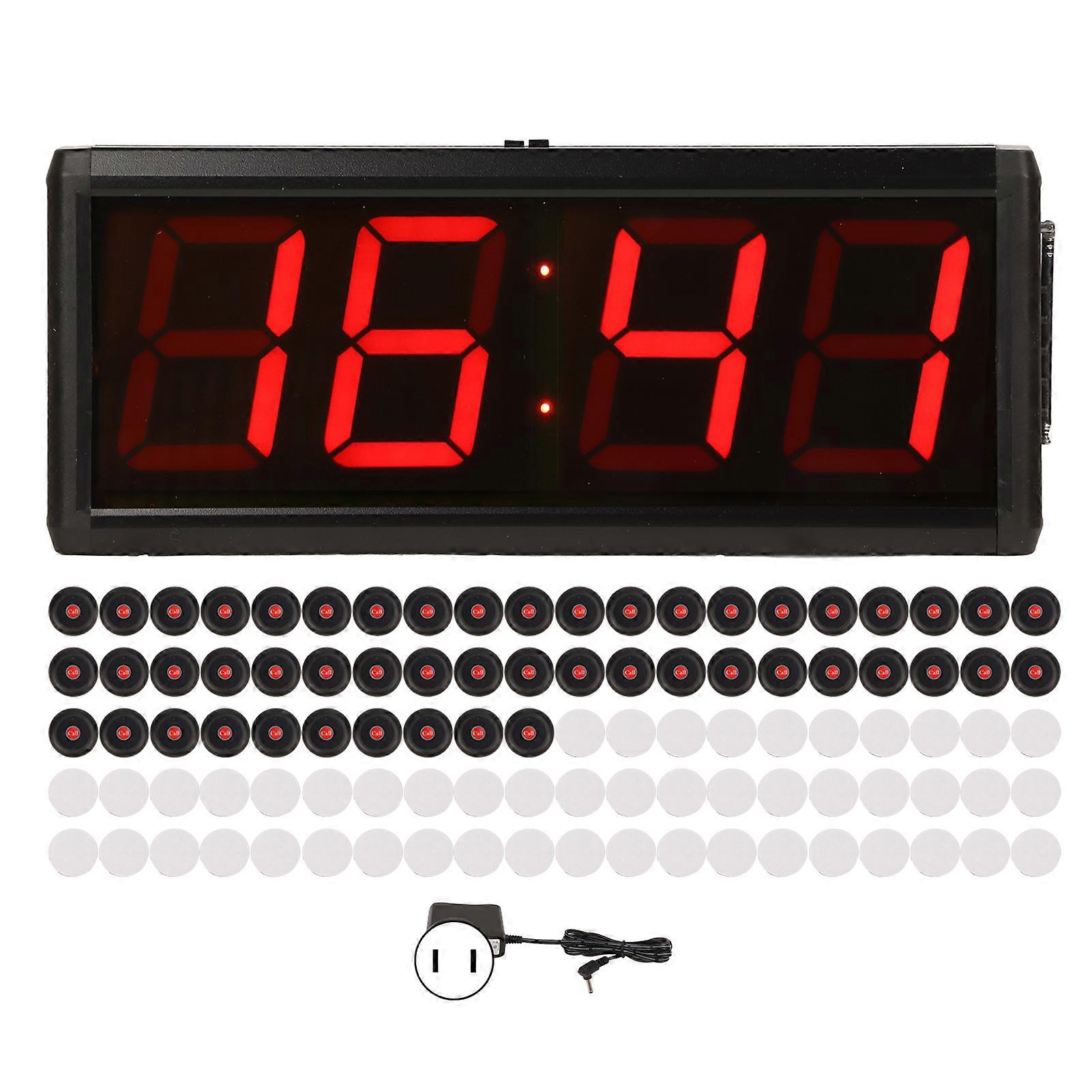 Pager Systems 30 Levels Volume 50 Pagers RF Technology Wireless Calling System for Restaurant