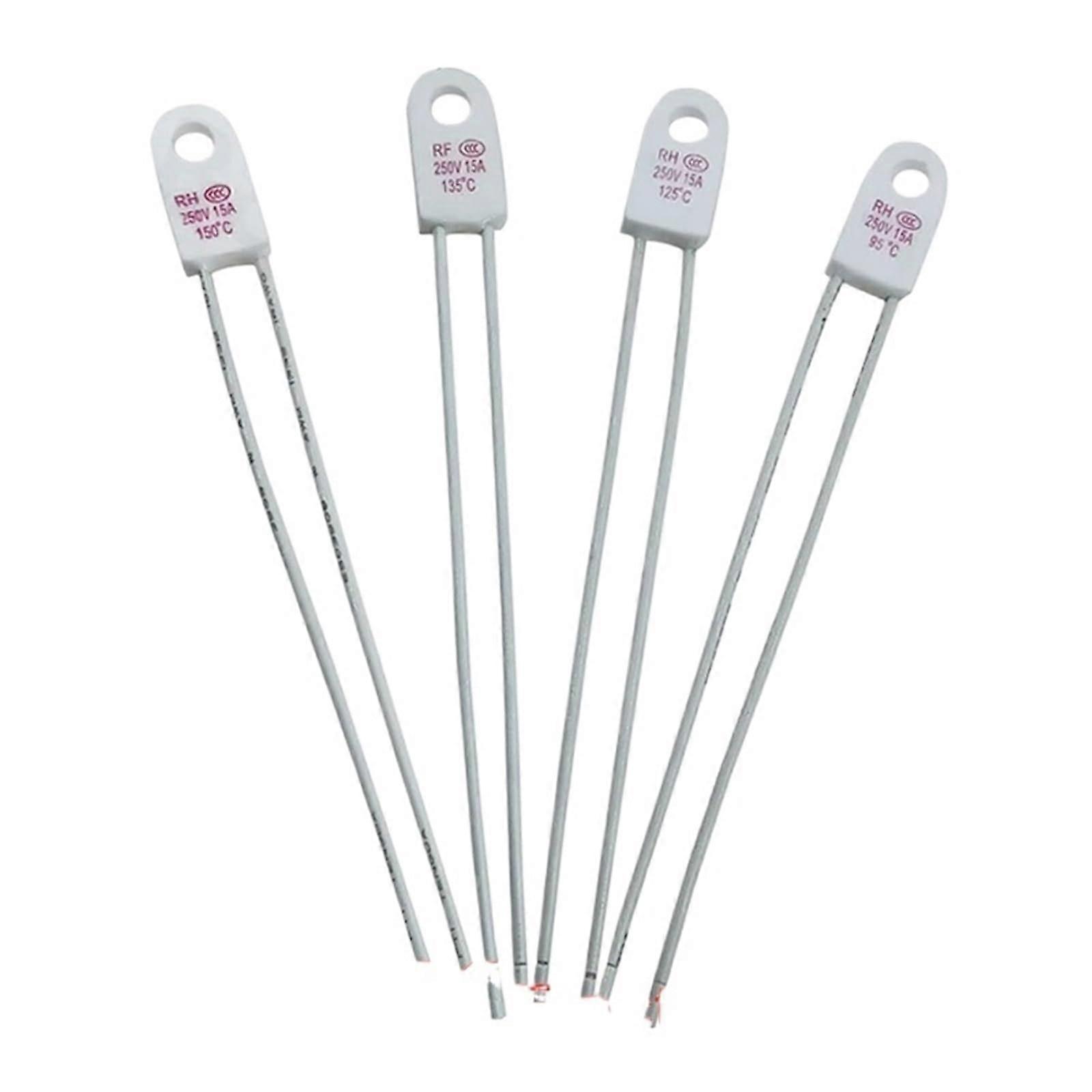 RH 15A 95C-240C Thermal Cutoff Fuse for Fan Motor 250V - 2PCS 15A 95C High-Temperature Fuse Replacement
