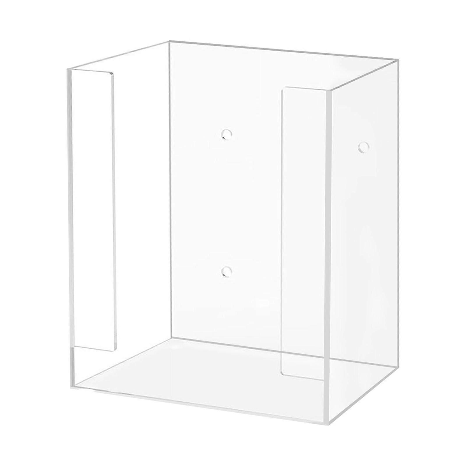 Multipurpose Glove Rack Wall Mount Disposable Glove Display Shelf Easy Access and Storage Transparent Gloves Dispenser