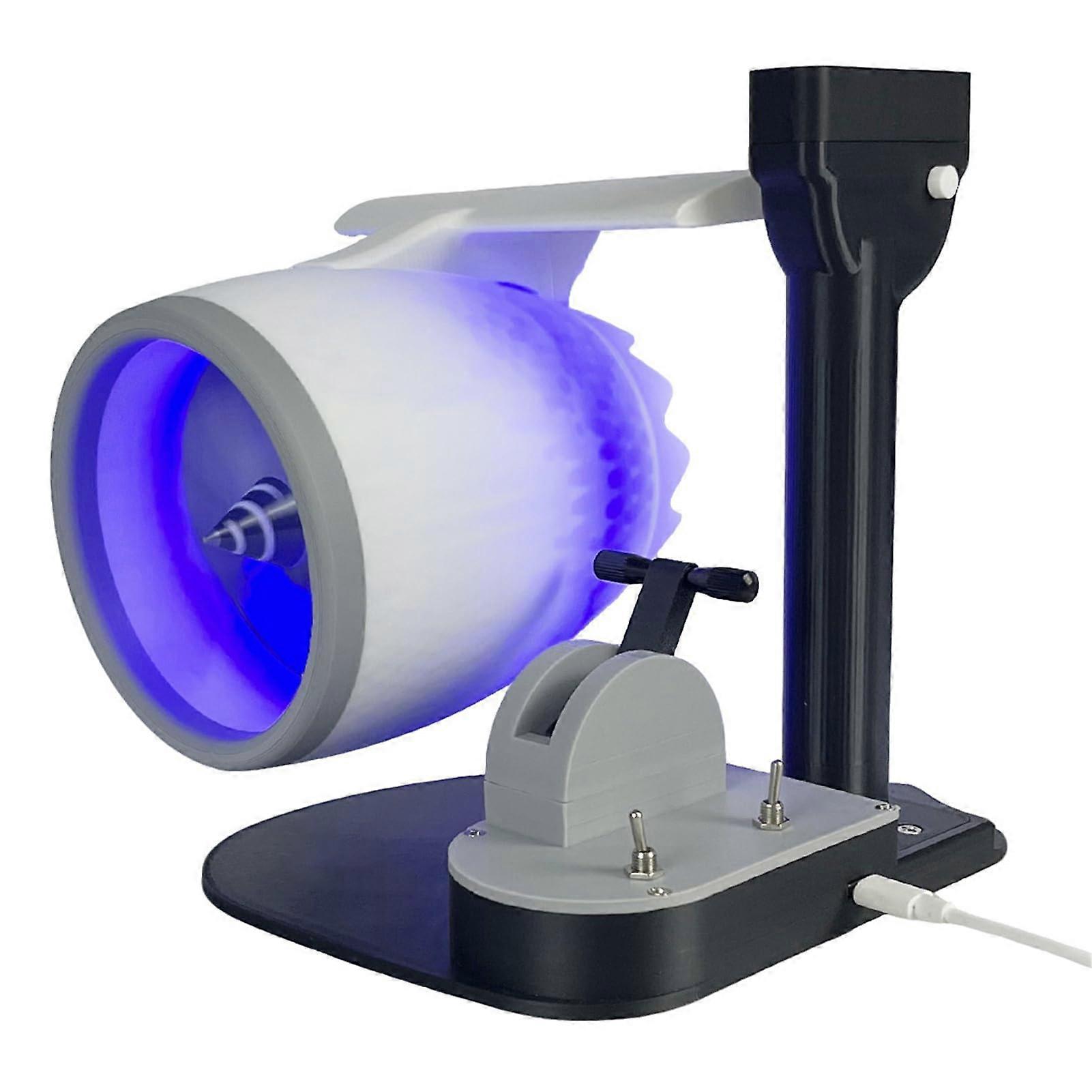 2In1 Creative Turbo fan for Office,Jet Engine Fan, with Humidifier and Blue Tail Lights