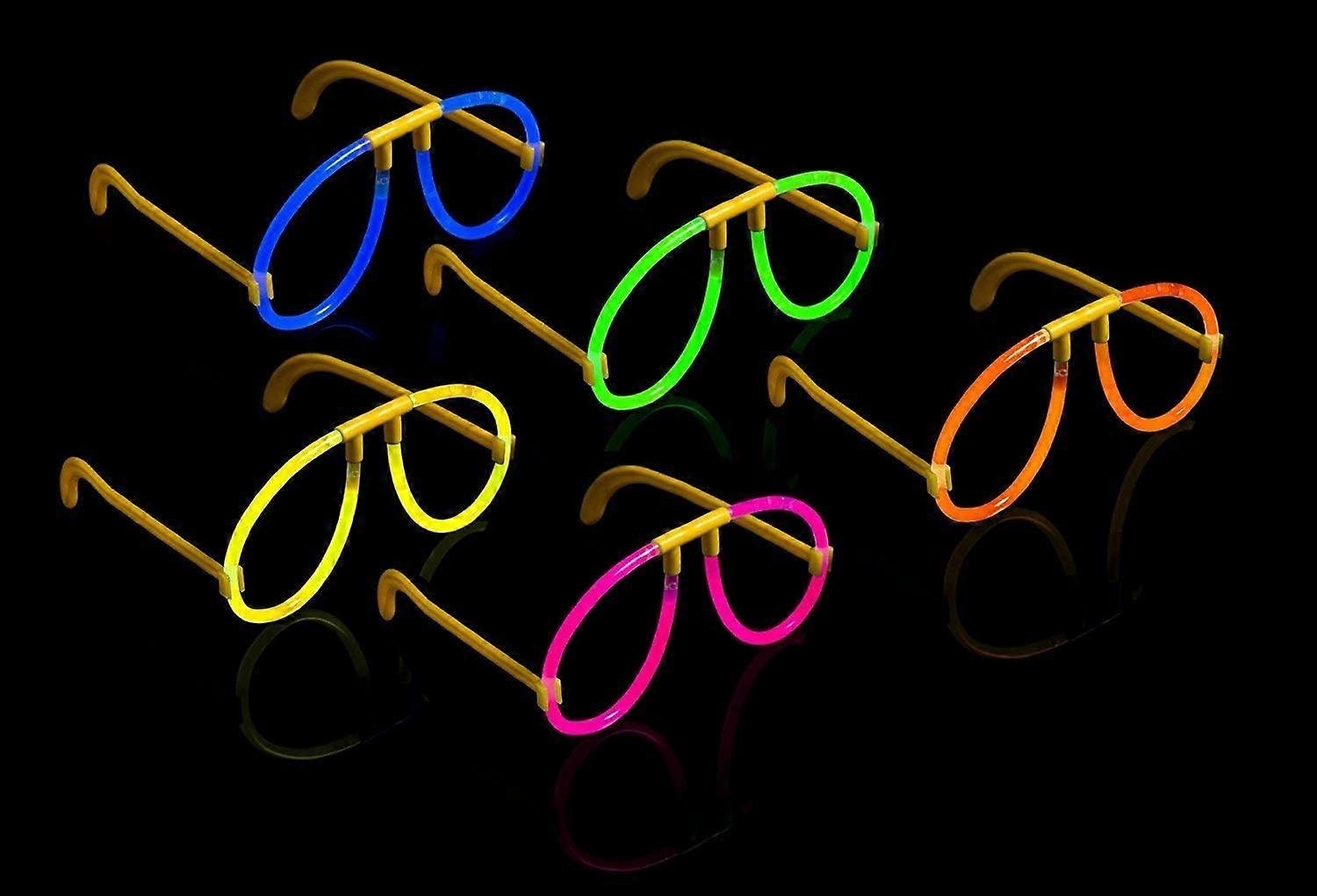 10Pcs Glow Stick Glasses - Glow Glasses Set