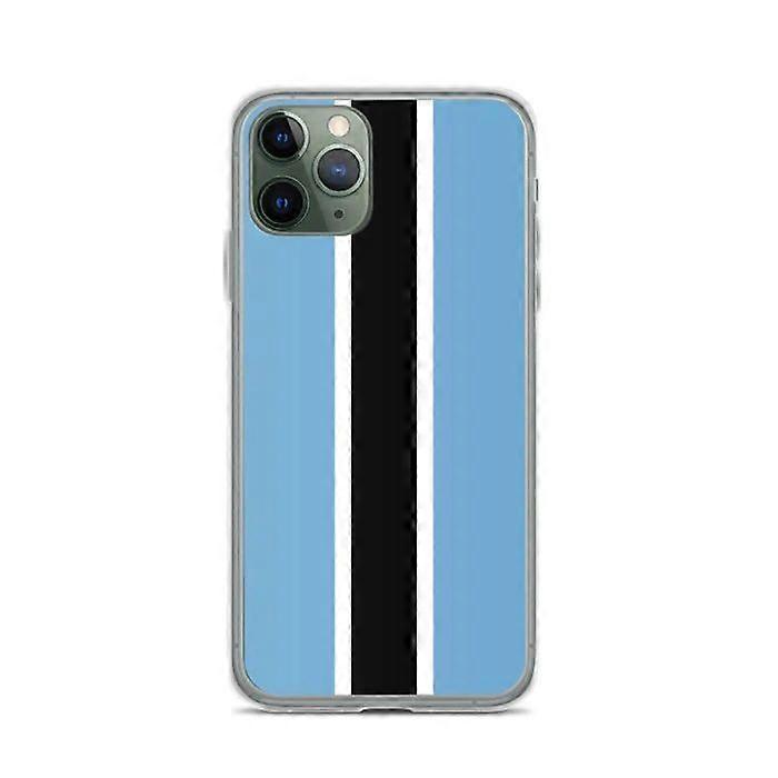 iPhone Case - Multicolor - Botswana Flag - Soft - Compatible with iPhone 11 Pro - Vertical