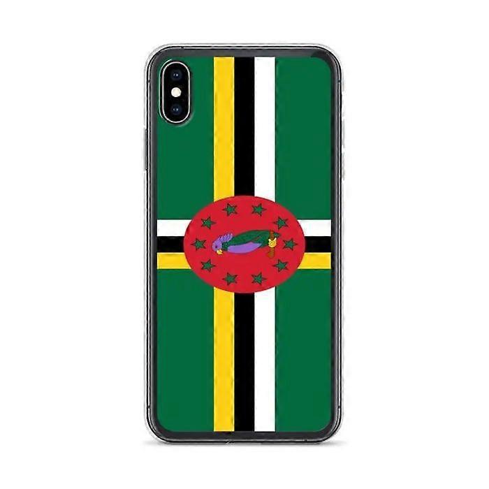iPhone Case - Dominica Flag - iPhone XS Max - Flexible - Multicolored - Vertical