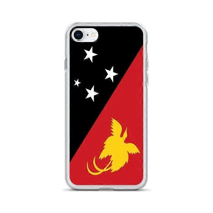 Phone Case – Flag of Papua New Guinea – Compatible with iPhone 8 – Soft Case – Durable and Shockproof – Pixelforma