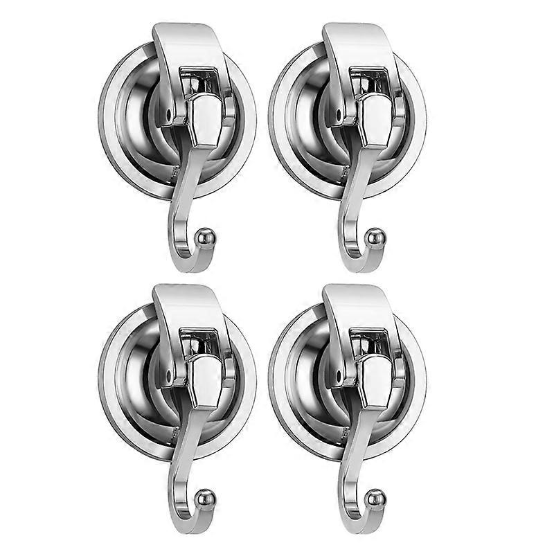 4Pack Heavy Duty Vacuum Suction Cup Wreath Hanger Silver