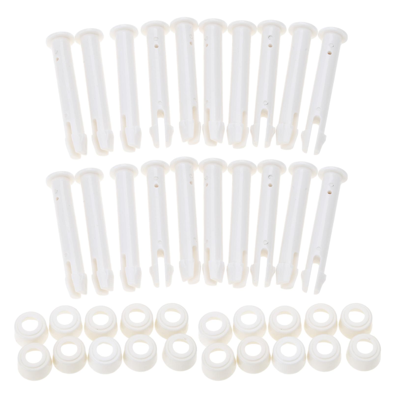 20 Pieces Plastic Pool Joint Pins Replacement Pool Joint Pins for Ground Round Metal Frame Pools Durable  5.5cm