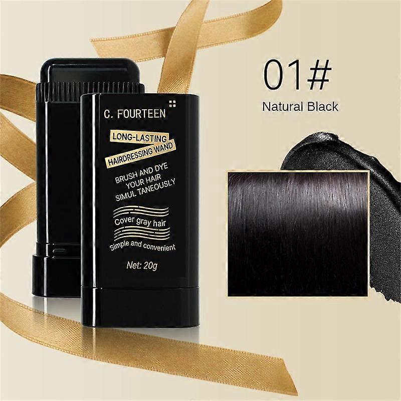 Safe and Convenient Comb Hair Dye, Waterproof and Sweat-Proof Hair Dye Comb, Portable Hair Colouring Comb, 3-Color Hair Dye Cream, 2 in 1 Instant Dye