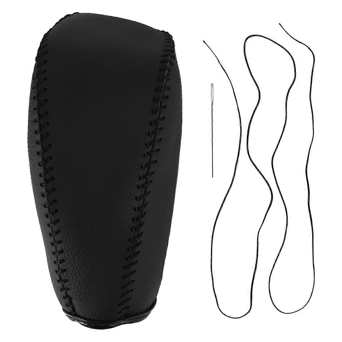 Car Automatic Shift Knob Cover Knob Gear Shift Head Cover Black