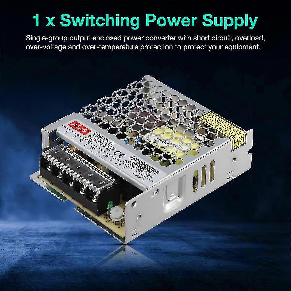 Switching Power Supply, -50-12 50W 4.2A Transcompatible withmer
